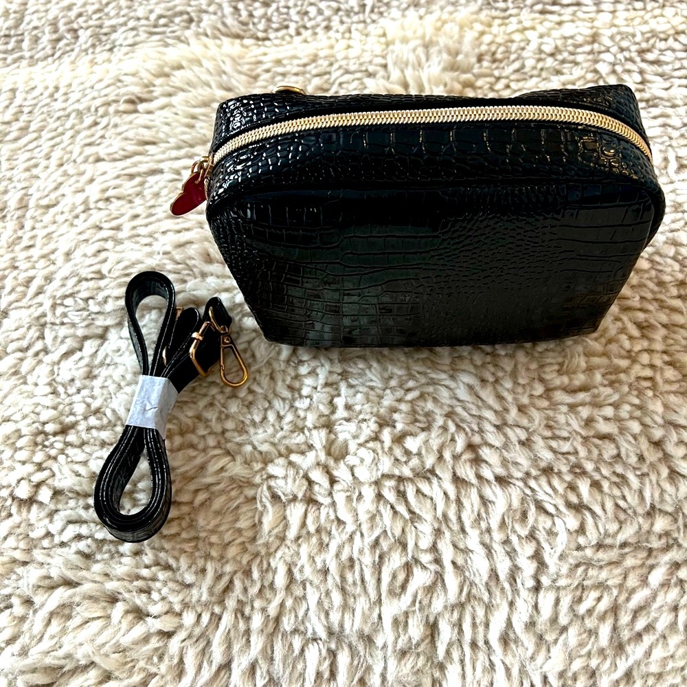 Ipsy Faux Croc Mini Bag